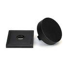 Matt Black Brompton Centre Door Knob (Square) | From The Anvil-Centre Door Knobs-Yester Home
