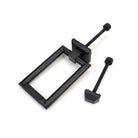 Matt Black Brompton Door Knocker | From The Anvil-Bolt-Through Door Knockers-Yester Home