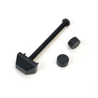 Matt Black Brompton Door Knocker | From The Anvil-Bolt-Through Door Knockers-Yester Home