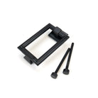 Matt Black Brompton Door Knocker | From The Anvil-Bolt-Through Door Knockers-Yester Home