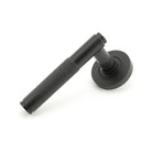 Matt Black Brompton Lever on Rose Set (Plain) | From The Anvil - Concealed - From The Anvil - Yester Home