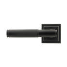 Matt Black Brompton Lever on Rose Set (Square) | From The Anvil - Concealed - From The Anvil - Yester Home