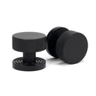 Matt Black Brompton Mortice/Rim Knob Set (Beehive) | From The Anvil - Mortice Knobs - From The Anvil - Yester Home