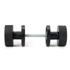 Matt Black Brompton Mortice/Rim Knob Set (Plain) | From The Anvil-Mortice Knobs-Yester Home