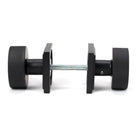 Matt Black Brompton Mortice/Rim Knob Set (Square) | From The Anvil - Mortice Knobs - From The Anvil - Yester Home