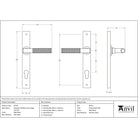 Matt Black Brompton Slimline Lever Espag. Lock Set | From The Anvil-Espagnolette-Yester Home