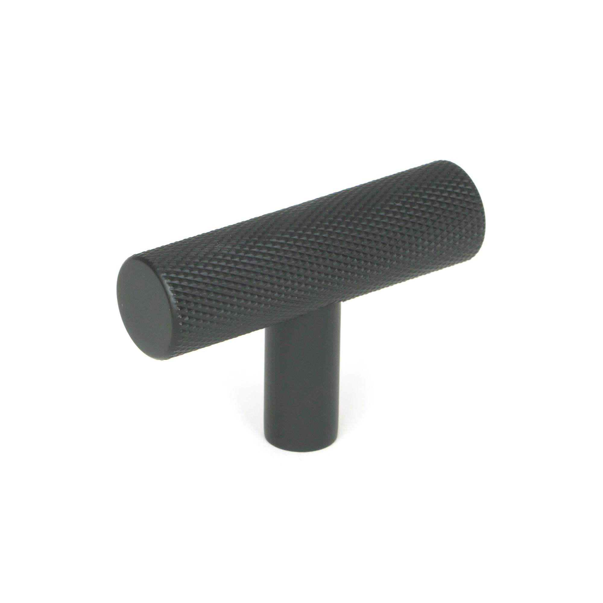 Matt Black Brompton T-Bar | From The Anvil - Cabinet Knobs - From The Anvil - Yester Home