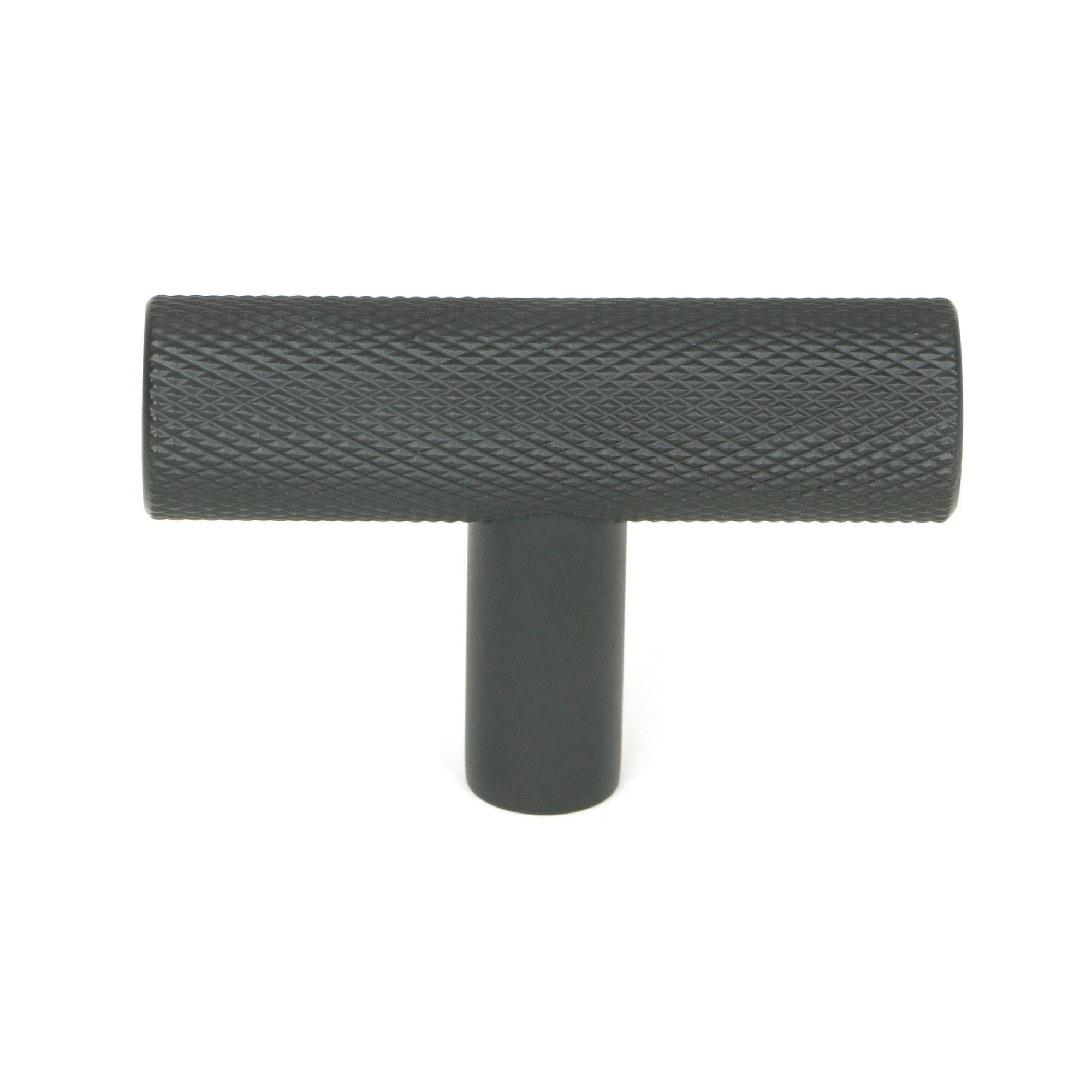 Matt Black Brompton T-Bar | From The Anvil - Cabinet Knobs - From The Anvil - Yester Home