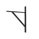 Matt Black Chalfont Shelf Bracket (260mm x 200mm) | From The Anvil-Shelf Brackets-Yester Home