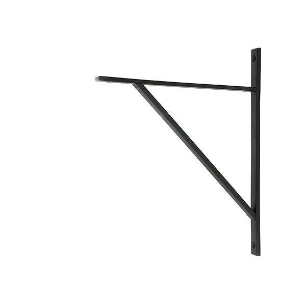Matt Black Chalfont Shelf Bracket (314mm x 250mm) | From The Anvil-Shelf Brackets-Yester Home