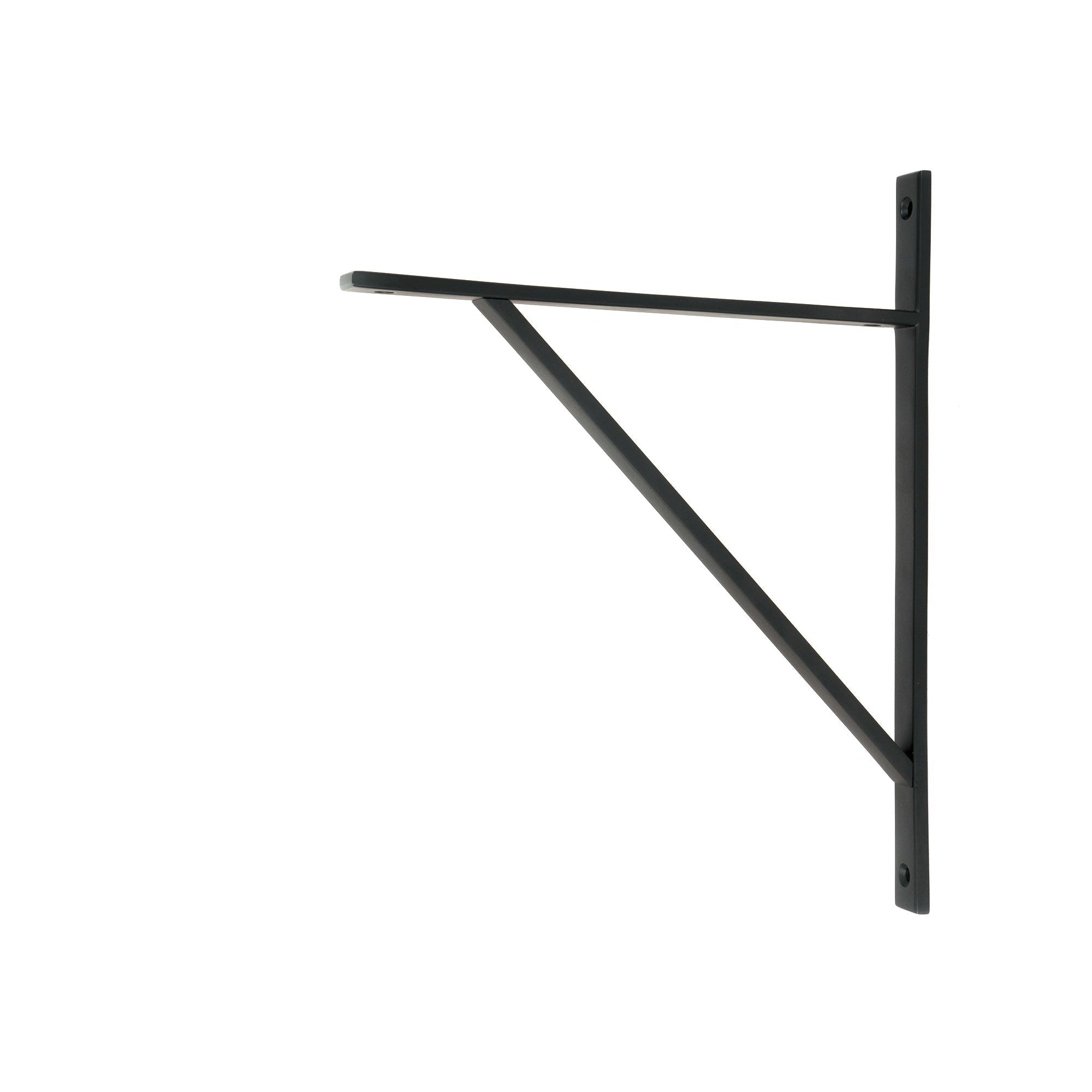 Matt Black Chalfont Shelf Bracket (314mm x 250mm) | From The Anvil-Shelf Brackets-Yester Home