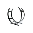 Matt Black Curved Log Holder - Large | From The Anvil - Log Holders - From The Anvil - Yester Home