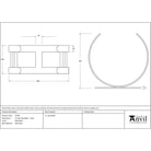 Matt Black Curved Log Holder - Small | From The Anvil - Log Holders - From The Anvil - Yester Home