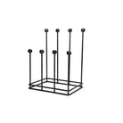 Matt Black Four Pair Boot Rack | From The Anvil - Boot Stands & Racks - From The Anvil - Yester Home