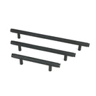 Matt Black Full Brompton Pull Handle - Large | From The Anvil-Pull Handles-Yester Home