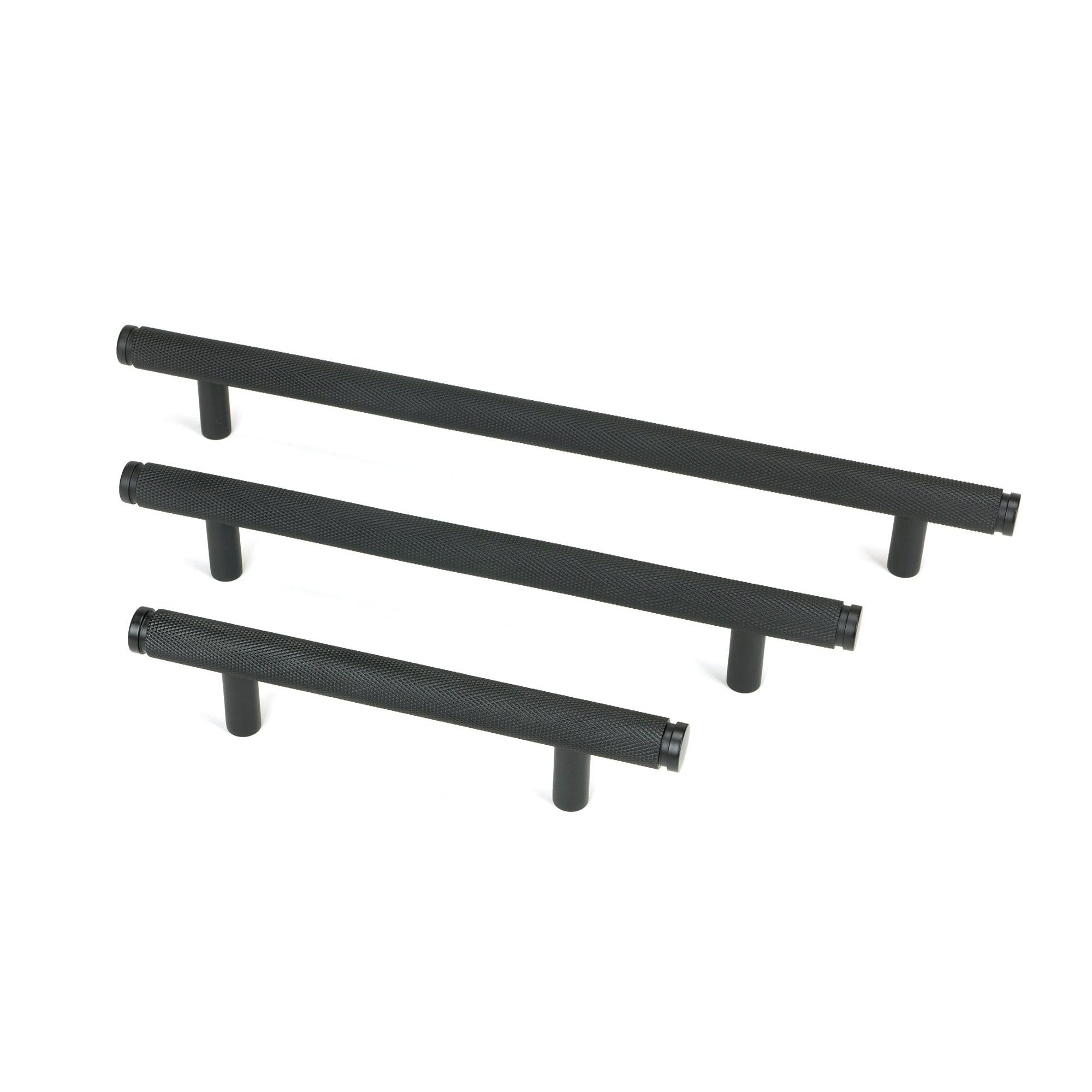 Matt Black Full Brompton Pull Handle - Medium | From The Anvil - Pull Handles - From The Anvil - Yester Home