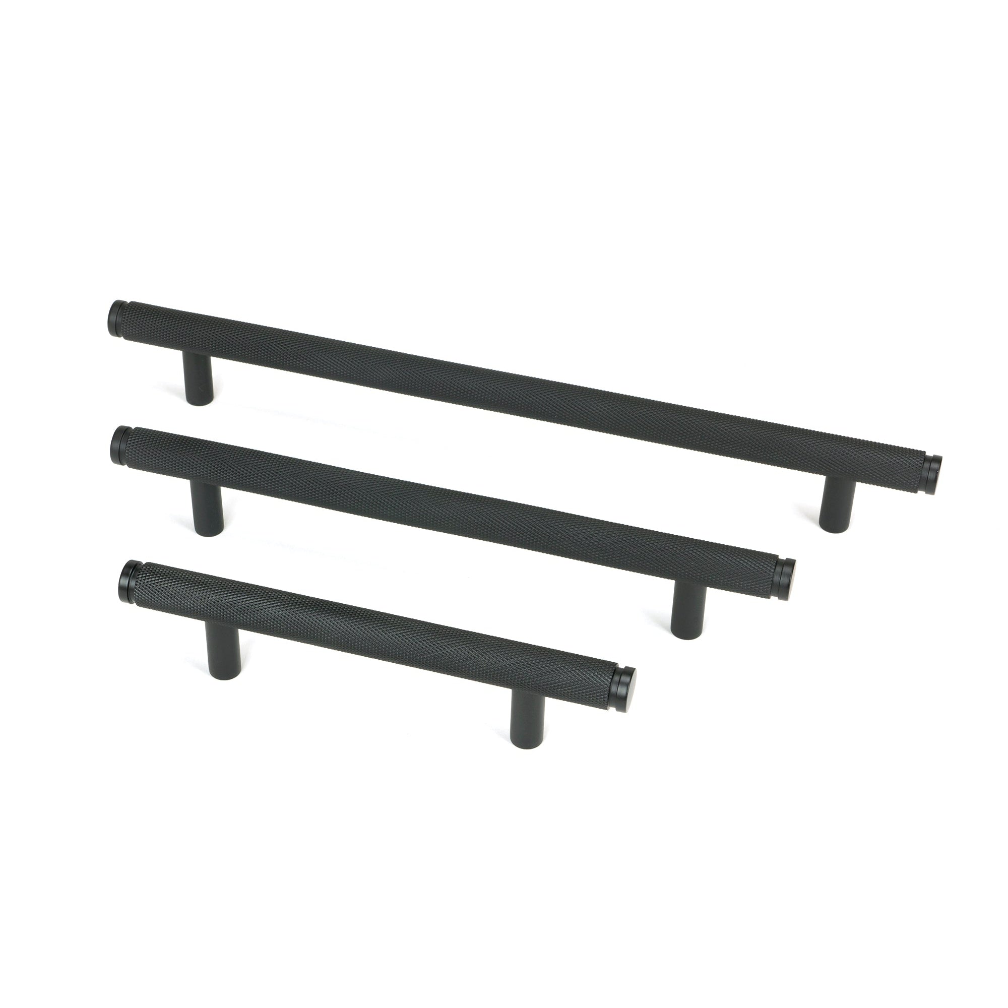 Matt Black Full Brompton Pull Handle - Small | From The Anvil-Pull Handles-Yester Home