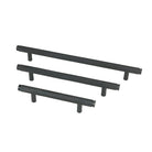 Matt Black Full Brompton Pull Handle - Small | From The Anvil-Pull Handles-Yester Home