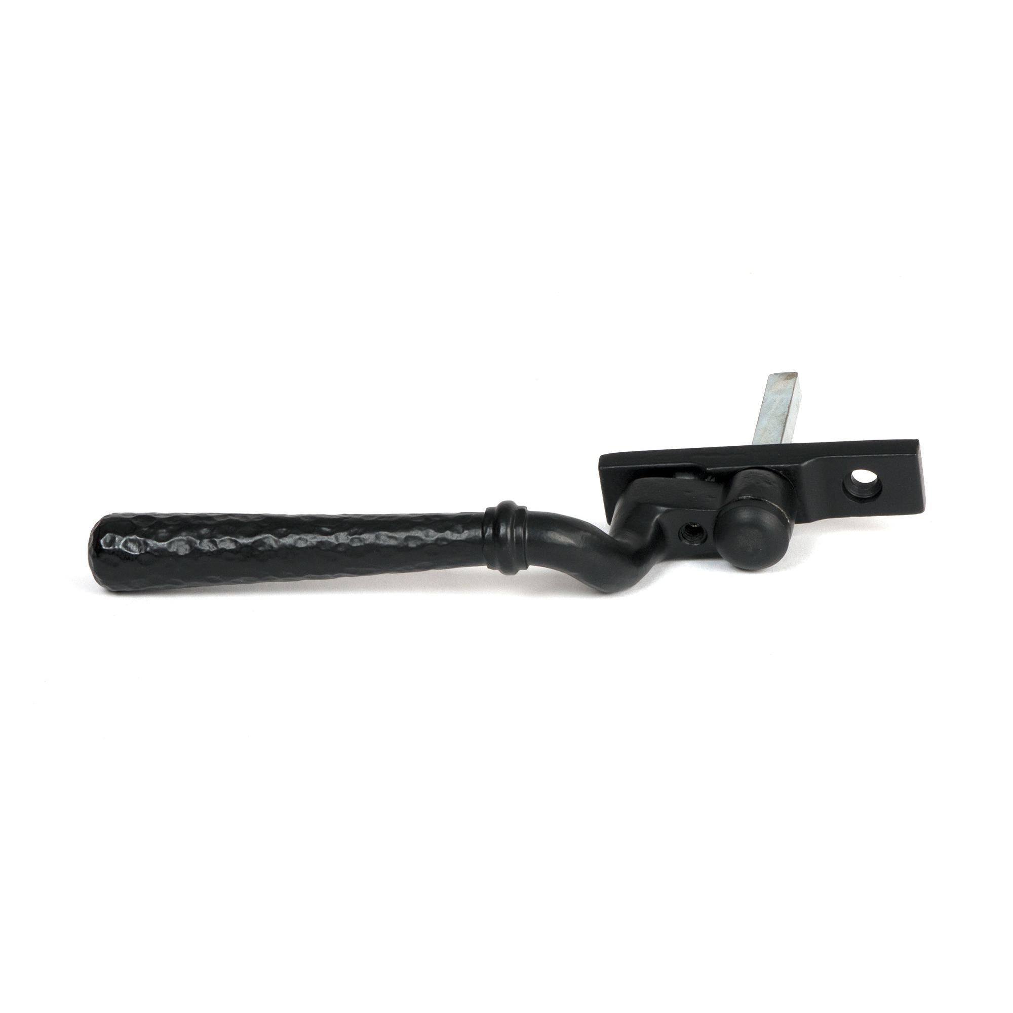 Matt Black Hammered Newbury Espag - LH | From The Anvil - Espag. Fasteners - From The Anvil - Yester Home