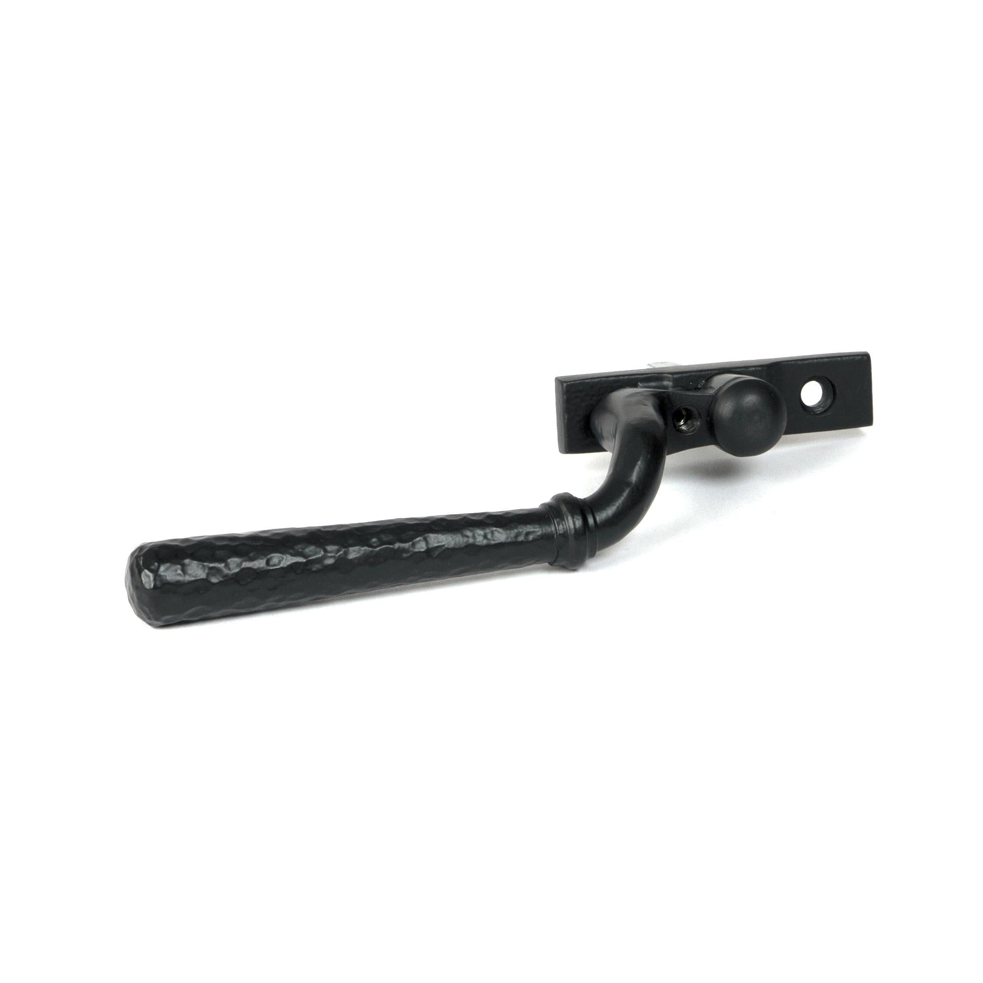 Matt Black Hammered Newbury Espag - RH | From The Anvil - Espag. Fasteners - From The Anvil - Yester Home