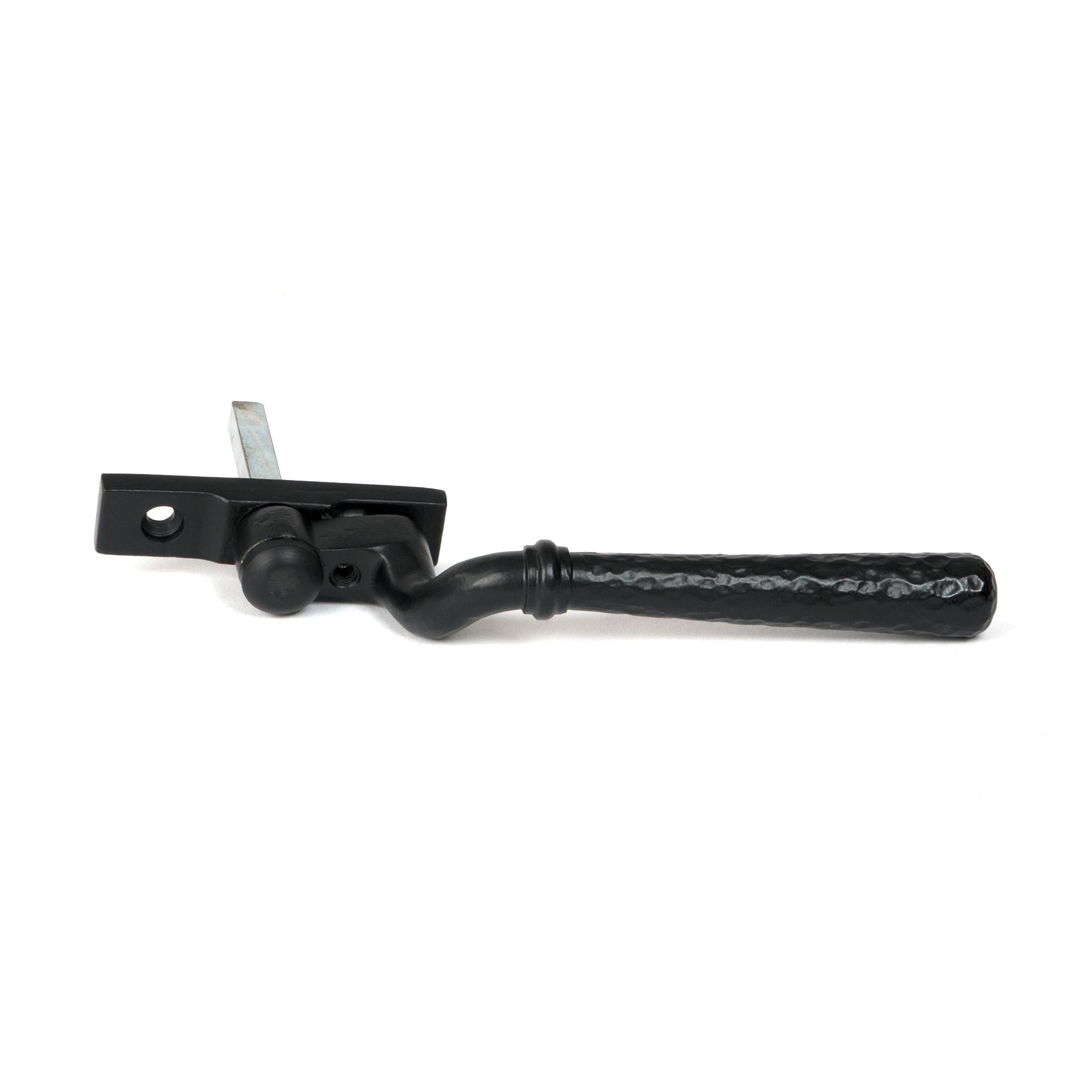 Matt Black Hammered Newbury Espag - RH | From The Anvil - Espag. Fasteners - From The Anvil - Yester Home