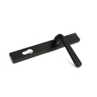 Matt Black Hammered Newbury Slimline Espag. Lock Set | From The Anvil - Espagnolette - From The Anvil - Yester Home