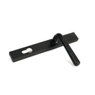 Matt Black Hammered Newbury Slimline Espag. Lock Set | From The Anvil-Espagnolette-Yester Home