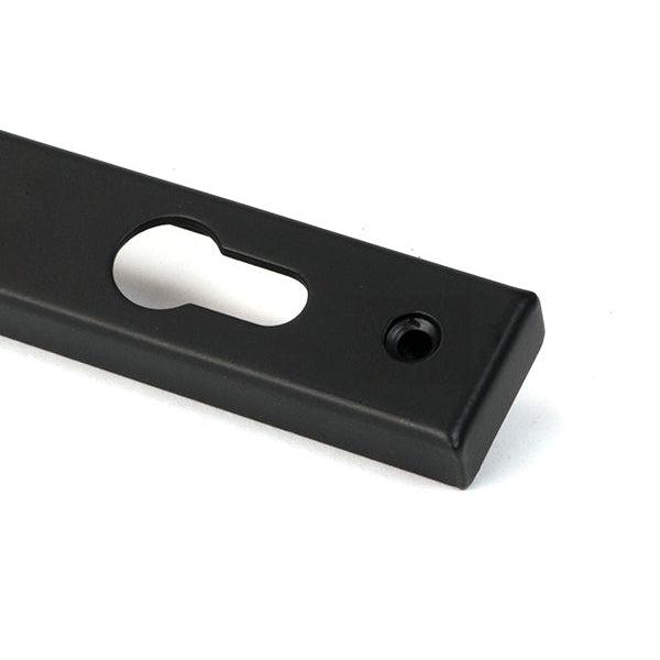 Matt Black Hammered Newbury Slimline Espag. Lock Set | From The Anvil-Espagnolette-Yester Home