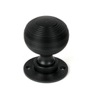 Matt Black Heavy Beehive Mortice/Rim Knob Set | From The Anvil - Mortice Knobs - From The Anvil - Yester Home