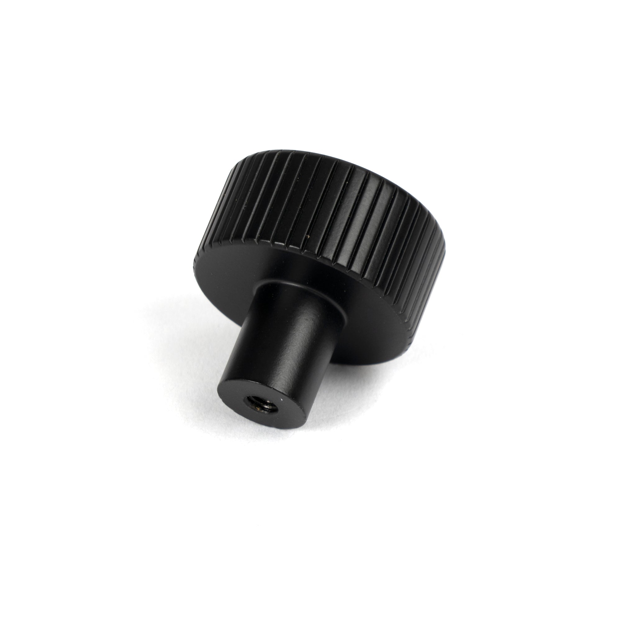 Matt Black Judd Cabinet Knob - 25mm (No rose) | From The Anvil-Cabinet Knobs-Yester Home