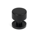 Matt Black Judd Cabinet Knob - 25mm (Plain) | From The Anvil - Cabinet Knobs - From The Anvil - Yester Home