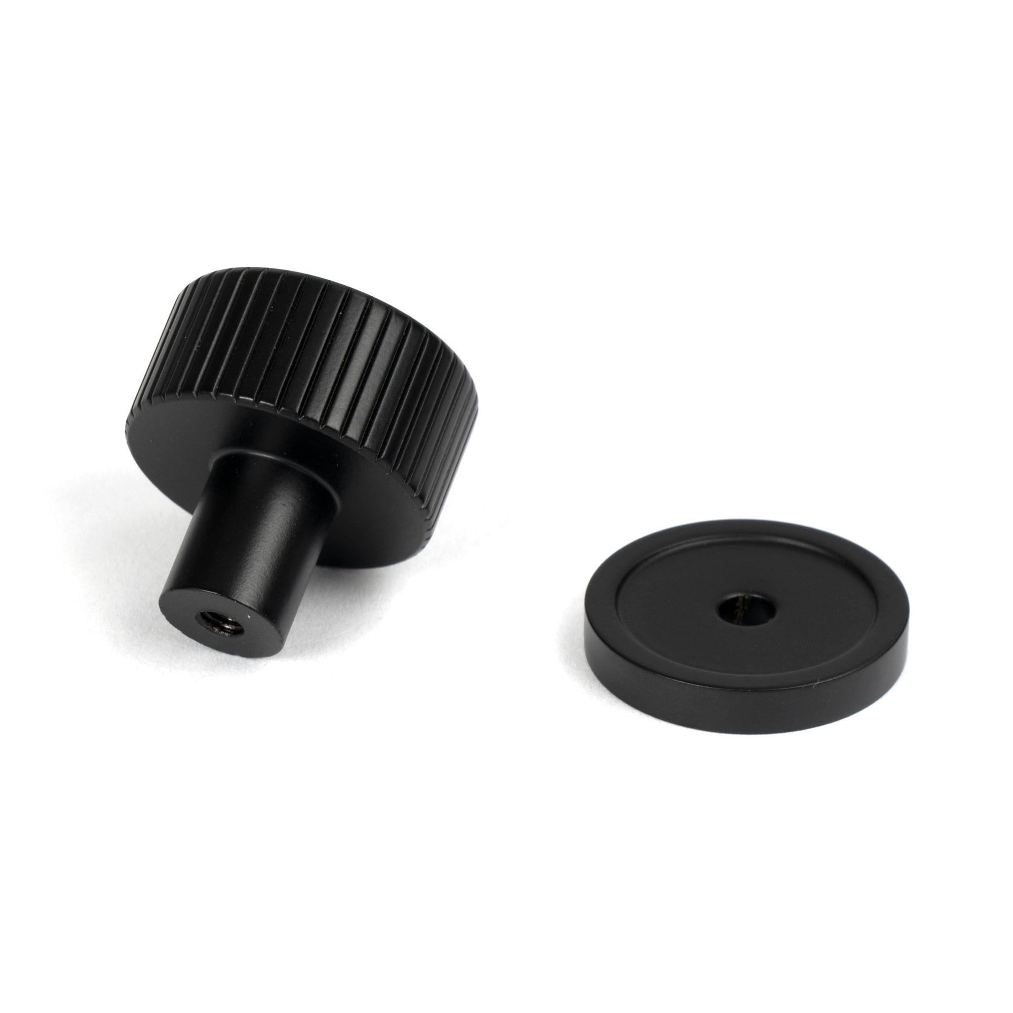 Matt Black Judd Cabinet Knob - 25mm (Plain) | From The Anvil - Cabinet Knobs - From The Anvil - Yester Home