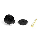 Matt Black Judd Cabinet Knob - 25mm (Plain) | From The Anvil-Cabinet Knobs-Yester Home