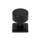 Matt Black Judd Cabinet Knob - 25mm (Square) | From The Anvil - Cabinet Knobs - From The Anvil - Yester Home