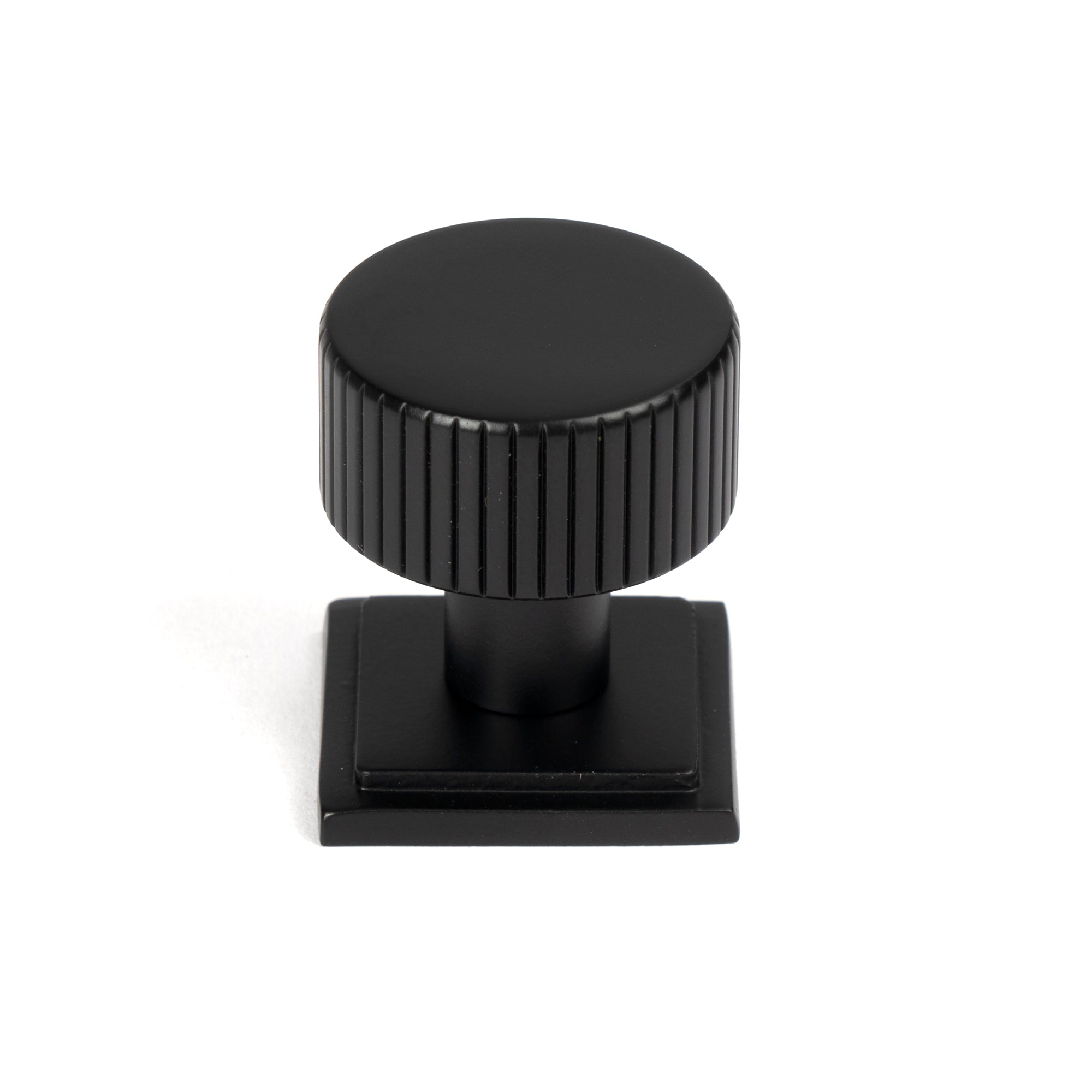 Matt Black Judd Cabinet Knob - 25mm (Square) | From The Anvil-Cabinet Knobs-Yester Home