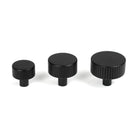 Matt Black Judd Cabinet Knob - 32mm (No rose) | From The Anvil-Cabinet Knobs-Yester Home