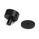 Matt Black Judd Cabinet Knob - 32mm (Plain) | From The Anvil-Cabinet Knobs-Yester Home