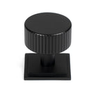 Matt Black Judd Cabinet Knob - 32mm (Square) | From The Anvil - Cabinet Knobs - From The Anvil - Yester Home