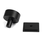 Matt Black Judd Cabinet Knob - 32mm (Square) | From The Anvil-Cabinet Knobs-Yester Home
