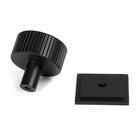 Matt Black Judd Cabinet Knob - 32mm (Square) | From The Anvil-Cabinet Knobs-Yester Home