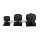 Matt Black Judd Cabinet Knob - 32mm (Square) | From The Anvil-Cabinet Knobs-Yester Home
