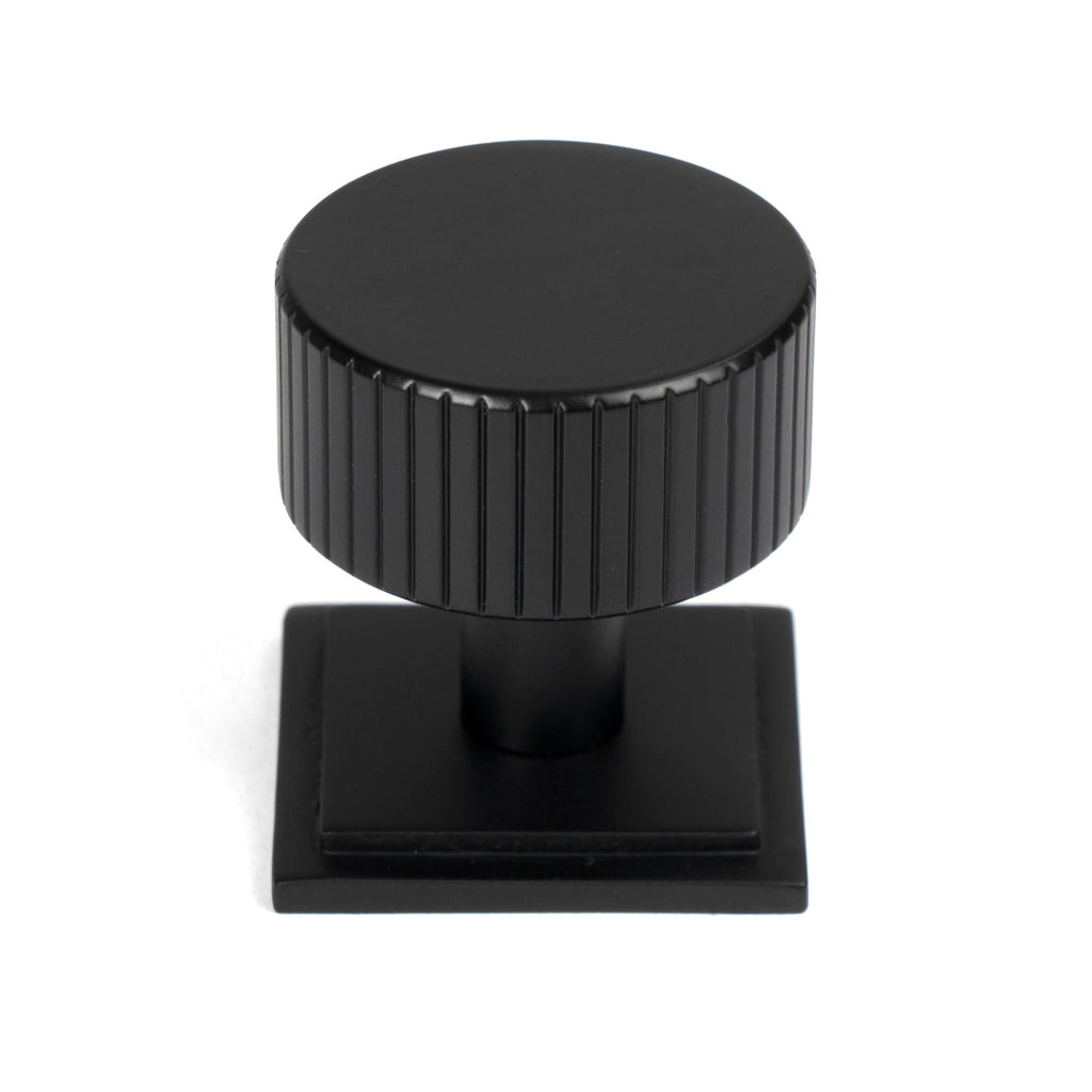 Matt Black Judd Cabinet Knob - 32mm (Square) | From The Anvil-Cabinet Knobs-Yester Home