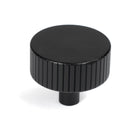 Matt Black Judd Cabinet Knob - 38mm (No rose) | From The Anvil - Cabinet Knobs - From The Anvil - Yester Home