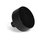 Matt Black Judd Cabinet Knob - 38mm (No rose) | From The Anvil-Cabinet Knobs-Yester Home