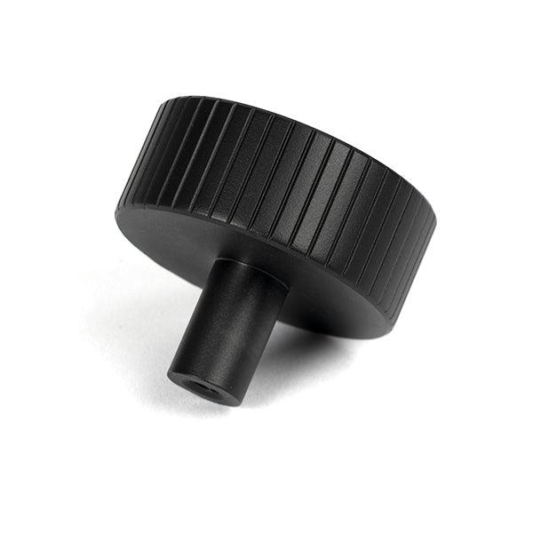 Matt Black Judd Cabinet Knob - 38mm (No rose) | From The Anvil-Cabinet Knobs-Yester Home