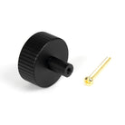 Matt Black Judd Cabinet Knob - 38mm (No rose) | From The Anvil-Cabinet Knobs-Yester Home