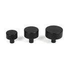Matt Black Judd Cabinet Knob - 38mm (No rose) | From The Anvil-Cabinet Knobs-Yester Home