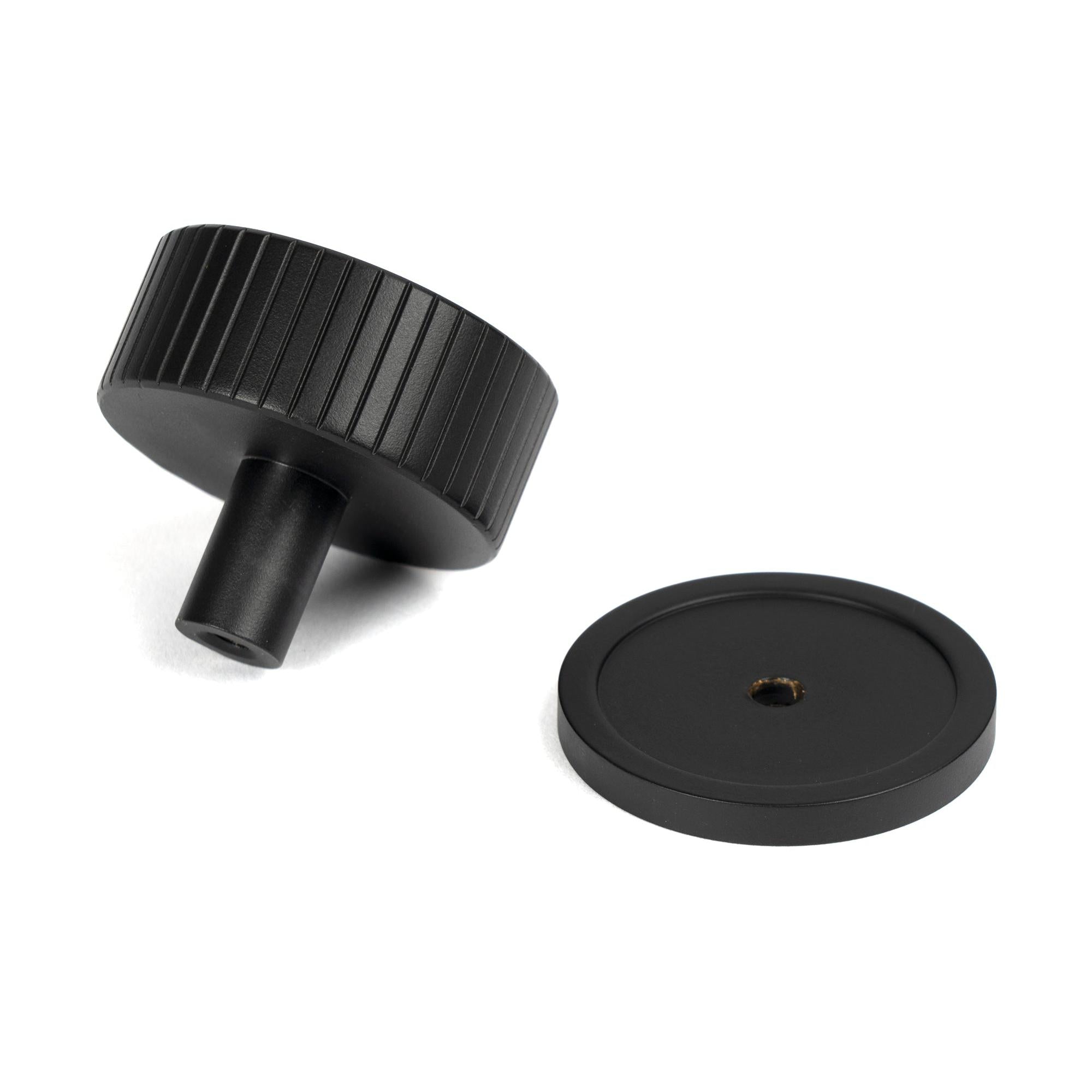 Matt Black Judd Cabinet Knob - 38mm (Plain) | From The Anvil - Cabinet Knobs - From The Anvil - Yester Home