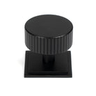 Matt Black Judd Cabinet Knob - 38mm (Square) | From The Anvil-Cabinet Knobs-Yester Home