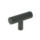 Matt Black Judd T-Bar | From The Anvil-Cabinet Knobs-Yester Home